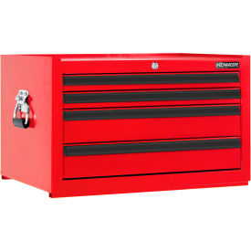 Global Industrial 2904MPR Kennedy® Maintenance Pro™ 4 Drawer Chest, 29"W x 20"D x 16-1/2"H, Red image.
