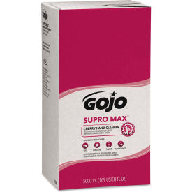 Gojo Industries Inc 7582-02 GOJO® SUPRO MAX Hand Cleaner, Cherry, 5000mL Refill, 2/Carton - 7582-02 image.