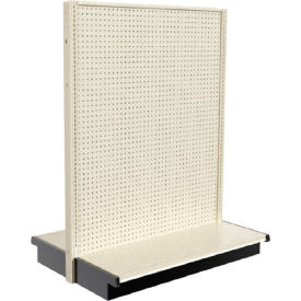 Amko Displays Gondola Shelving Double Sided Aisle Add-On 48"W x 12"D x 48"H Antique White