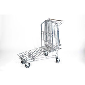 Cargo Shopping Cart, 440 lb. Capacity, Bright Zinc Finish view 2