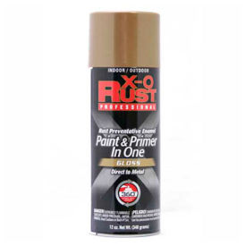 X-O Rust 12 oz. Aerosol Rust Preventative Paint & Primer In One, Bronze, Gloss - 125798