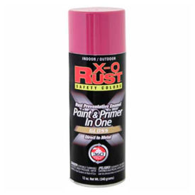 X-O Rust 12 oz. Aerosol Can Safety Colors Paint & Primer In One, Safety Purple, Flat - 125802