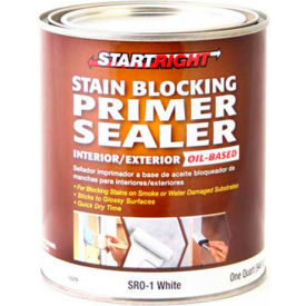 General Paint And Manufacturing 133279 Start Right Interior/Exterior Stain Blocking Primer/Sealer, Quart - 133279 image.