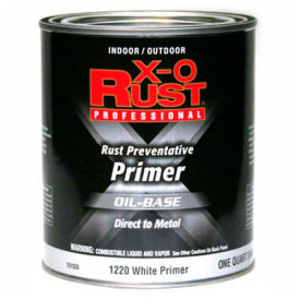 General Paint And Manufacturing 151533 X-O Rust Oil Base Primer, White Metal Primer, Quart - 151533 image.
