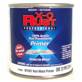 General Paint And Manufacturing 176806 X-O Rust Anti-Rust Enamel, Red Metal Primer, 1/2-Pint - 176806 image.