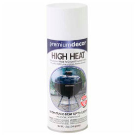General Paint And Manufacturing 347922 Premium Dcor High Heat Enamel Spray 12 oz. Aerosol Can, White - 347922 image.