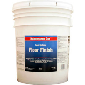 General Paint And Manufacturing 512544 Maintenance One® Semi-Buffable Floor Finish, 5 Gallon Pail - 512544 image.