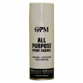 General Paint And Manufacturing 542615 GPM All Purpose Fast Drying Gloss Enamel 10 oz. Aerosol Can, White - 542615 image.