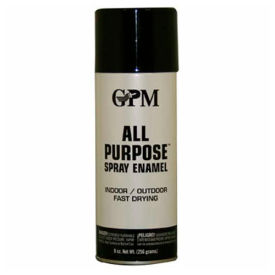 General Paint And Manufacturing 542623 GPM All Purpose Fast Drying Gloss Enamel 10 oz. Aerosol Can, Black - 542623 image.