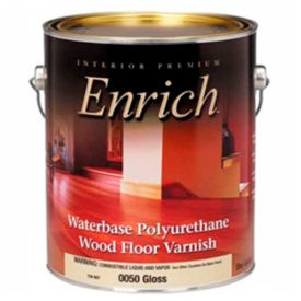 General Paint And Manufacturing 542706 Enrich Varnish & Floor Finish, Waterbase, Satin Finish, Gallon - 542706 image.