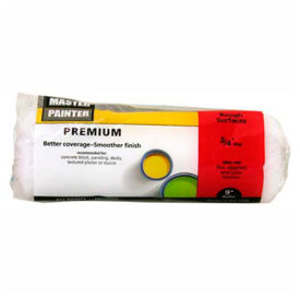 General Paint And Manufacturing 697985 Master Painter 9" Premium Roller Cover, 3/4" Nap, Knit, Rough - 697985 image.