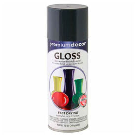 General Paint And Manufacturing 793213 Premium Dcor Decorative Gloss Enamel 12 oz. Aerosol Can, Slate Gray - 793213 image.