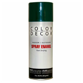 General Paint And Manufacturing 856255 Color Dcor Decorative Enamel Spray 10 oz. Aerosol Can, Hunter Green, Gloss - 856255 image.