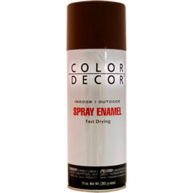 General Paint And Manufacturing 895698 Color Dcor Decorative Enamel Spray 10 oz. Aerosol Can, Silver, Gloss - 895698 image.