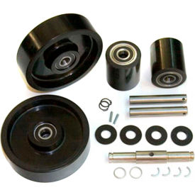 GPS - Generic Parts Service GWK-HY55-CK Complete Wheel Kit for Manual Pallet Jack GWK-HY55-CK - Fits Hyster Model # HY55 image.