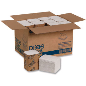 Dixie Ultra® GPC32006 Interfold Napkin Refills 6-1/2"Wx9-7/8"D White 6000/Carton