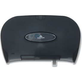 Georgia Pacific Microtwin® Side-By-Side 2 4" Dia Roll Toilet Tissue Dispenser Smoke - GEP59206