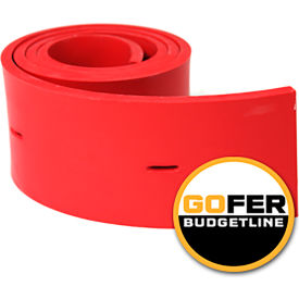 GOFER PARTS LLC GSQ1018BLA Replacement Squeegee Front - 3/16 Red - (A) For Nobles/Tennant 1011456 image.