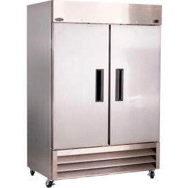CorePoint Scientific General Purpose Refrigerator, 49 Cu. Ft., Stainless Steel, Solid Door