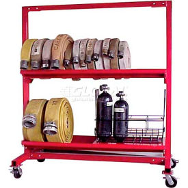 Groves Incorporated HC-64-2T Ready Racks™ Two-Tier Hose Cart - Holds Up to 1300 of 2-1/2" Hose image.