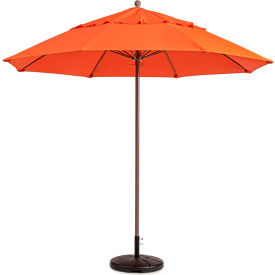Grosfillex 9' Outdoor Umbrella - Orange - Windmaster Series