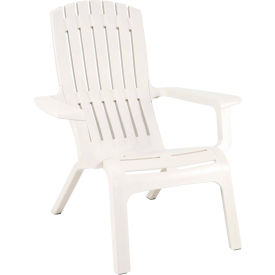 Grosfillex US444004 Grosfillex® Westport Adirondack Chairs - White image.