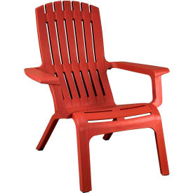 Grosfillex US444748 Grosfillex® Westport Adirondack Chairs - Barn Red image.