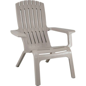 Grosfillex US444766 Grosfillex® Westport Adirondack Chairs - Barn Gray image.