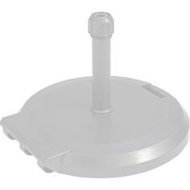 Grosfillex Umbrella Base with Wheels - Concrete - 84 Lbs. - White Grosfillex Umbrella Base with Wheels - Concrete - 84 Lbs. - White