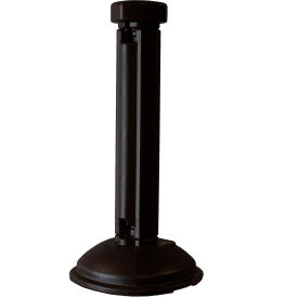 Grosfillex Outdoor Fence Post & Interlocking Base - Black