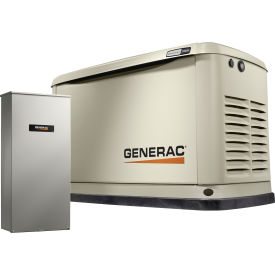 Generac Power Systems Inc 7043 Generac 7043,19.5/22kW,120/240 1-Phase,Air Cooled Guardian Generator,NG/LP,Alum Encl.,200A SE Switch image.