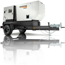 Generac MDG75DF4 Mobile Diesel Generator 60/68kW John Deere Engine w/Single-Axle Trailer