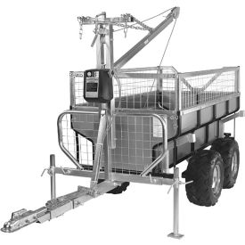 DR® Power PRO XL2000 Versa Trailer 31.25 Cu. Ft. Capacity Silver 