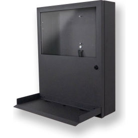 PC Enclosures PC Defender Computer & Monitor Enclosure 24""W x 6-1/2""D x 30""H Black