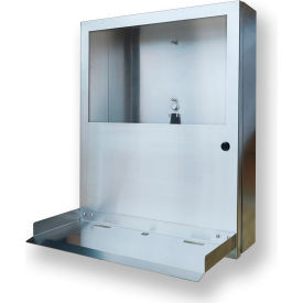 PC Enclosures PC Defender Computer & Monitor Enclosure 24""W x 6-1/2""D x 30""H Stainless Steel