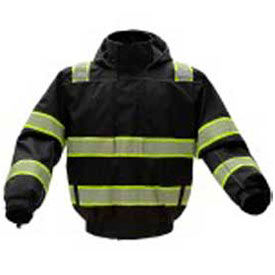 GSS Safety 8513 3-In-1 Bomber Jacket, Class 3, Black, 4XL GSS Safety 8513 3-In-1 Bomber Jacket, Class 3, Black, 4XL