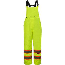 GSS Safety LLC FR6109-2XL/3XL GSS FR Waterproof Flame Resistant Insulated Bib Pant, 2XL/3XL, Lime image.