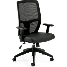 Offices To Go™ Mesh Back Management Chair - Black Offices To Go™ Mesh Back Management Chair - Black