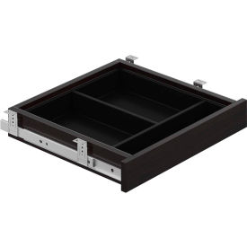 Global Industries Otg SL20CD-AEL Offices To Go™ Center Drawer in Espresso - Executive Modular Furniture image.