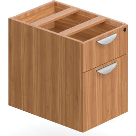 Global Industries Otg SL22HBF-AWL Offices To Go™ 2 Drawer Hanging Pedestal in Walnut - Executive Modular Furniture image.