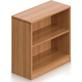 Global Industries Otg SL30BC-AWL Offices To Go™ 1 Shelf Bookcase in Walnut - Executive Modular Furniture image.