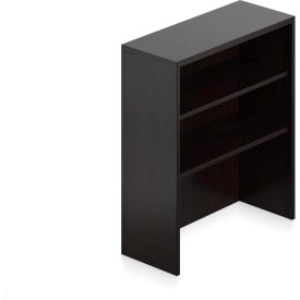 Global Industries Otg SL36HO-AEL Offices To Go™ - Hutch Bookcase - 36"W x 15"D x 36"H - Espresso image.
