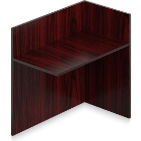Global Industries Otg SL4224RR-AML Offices To Go™ - Return for Reception Desk - 42"W x 24"D x 41"H - Mahogany image.