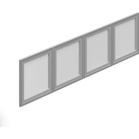Global Industries Otg SL66SIDR Offices To Go™ - Silver Doors for 66" Hutch image.