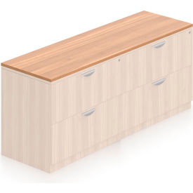 Global Industries Otg SL7122TOP-AWL Offices To Go™ - Common Top for 2 Storage Components,  Walnut image.