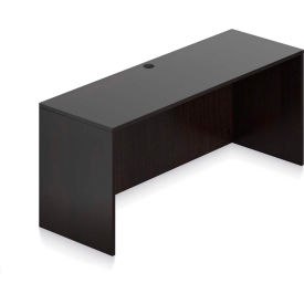 Global Industries Otg SL7124CS-AEL Offices To Go™ Credenza Shell - 71" x 24" - Espresso image.