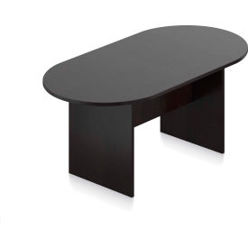 Global Industries Otg SL7136RS-AEL Offices To Go™ Conference Table - Racetrack - 71"L x 36"W - Espresso image.
