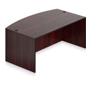 Offices To Go™ Wood Desk with Bow Front - 71"- Mahogany Offices To Go™ Wood Desk with Bow Front - 71"- Mahogany