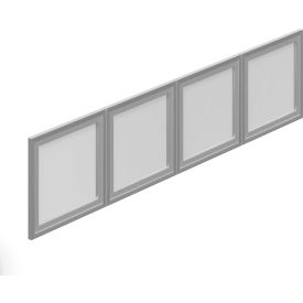 Global Industries Otg SL71SIDR Offices To Go™ - Silver Doors for 71" Hutch image.