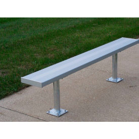 Gt Grandstands By Ultraplay BE-PE00600 6 Aluminum Team Bench, Backless, Surface Mount image.